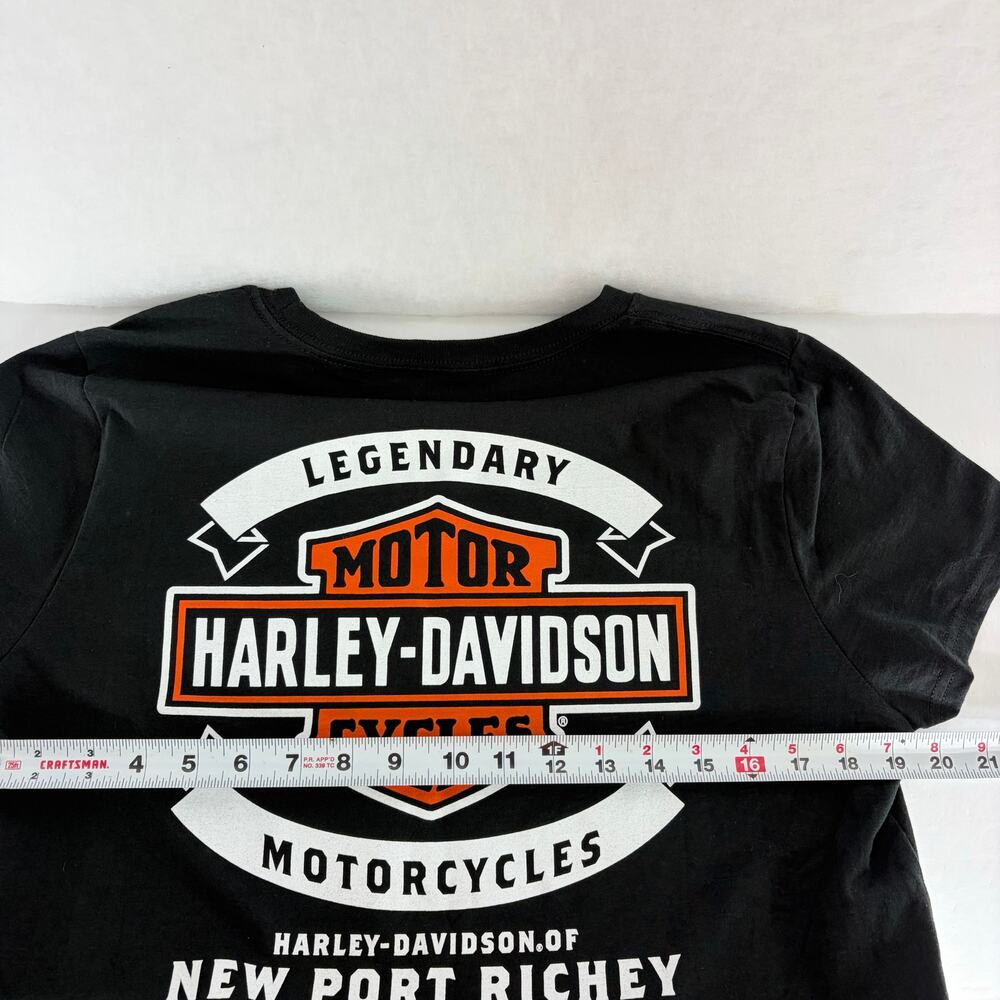 New Harley-Davidson New Port Richey Florida Eagle Graphic T-Shirt Size L - Picture 5 of 16
